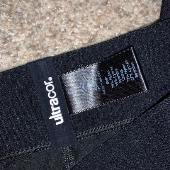 NWOT Ultracor x Soulcycle high knockout patent nero silver pop skull leggings sm - Picture 4 of 8